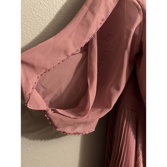 LanTing Bride Midi Dress Mother Of Bride/Groom Bridesmaid Lined V Neck NWT - Picture 4 of 13